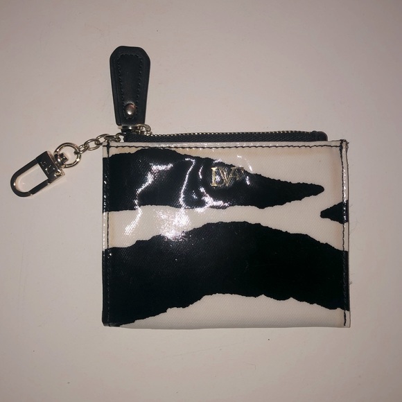 DVF Diane Von Furstenberg Zebra Print Coin/Key Purse - Picture 5 of 5